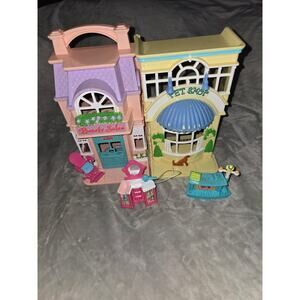 2001 Fisher-Price Sweet Streets Beauty Salon & Pet Shop
